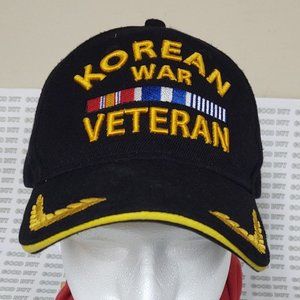 KOREAN WAR VETERAN EMBROIDERED STRUCTURED BASEBALL CAP